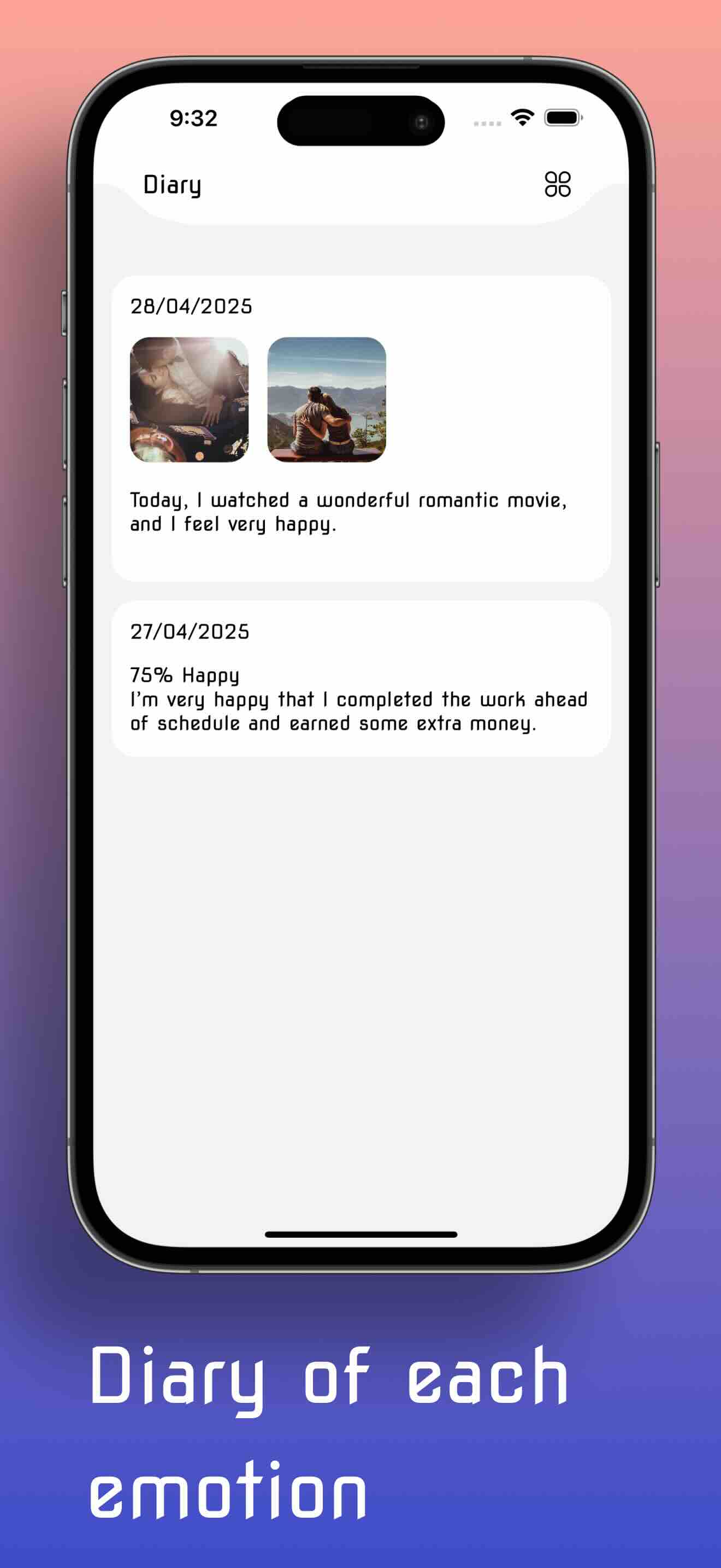 App screenshot